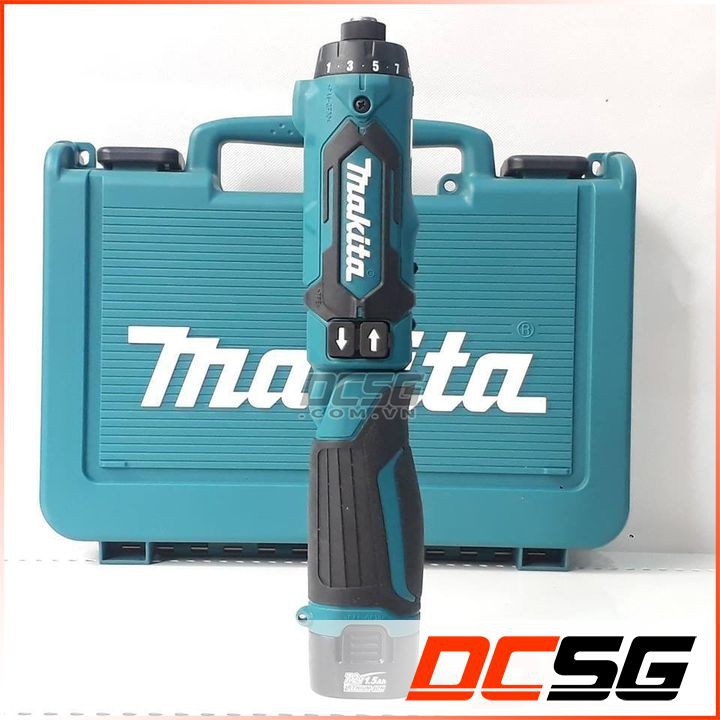 Máy khoan, vặn vít 5.0/6.0mm dùng pin 7.2V Makita DF012DSE