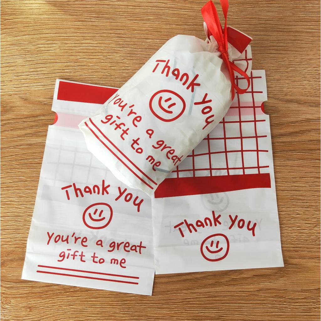 Túi dây rút hình mặt cười dễ thương