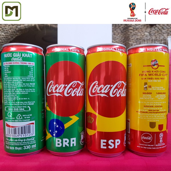 Thùng 24 lon cao 330ml Nước ngọt Coca Cola - Mẫu Xuân