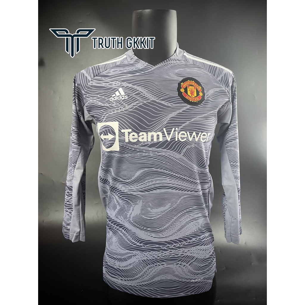 ஐﺴBỘ ÁO THỦ MÔN MANCHESTER UNITED CUSTOM XÁM TRO 2021/2022