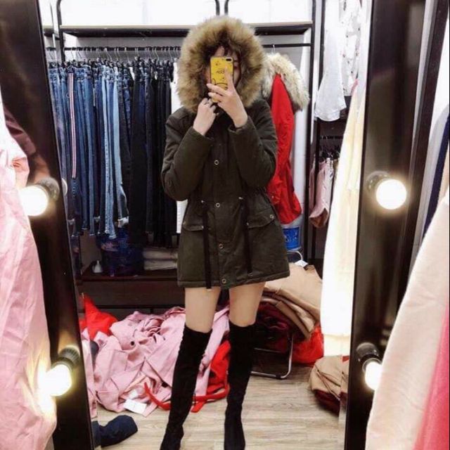 Áo parka TBJ hàng xuất, áo khoác nữ