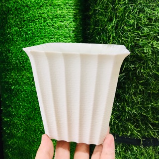 Chậu nhựa vuông để bàn