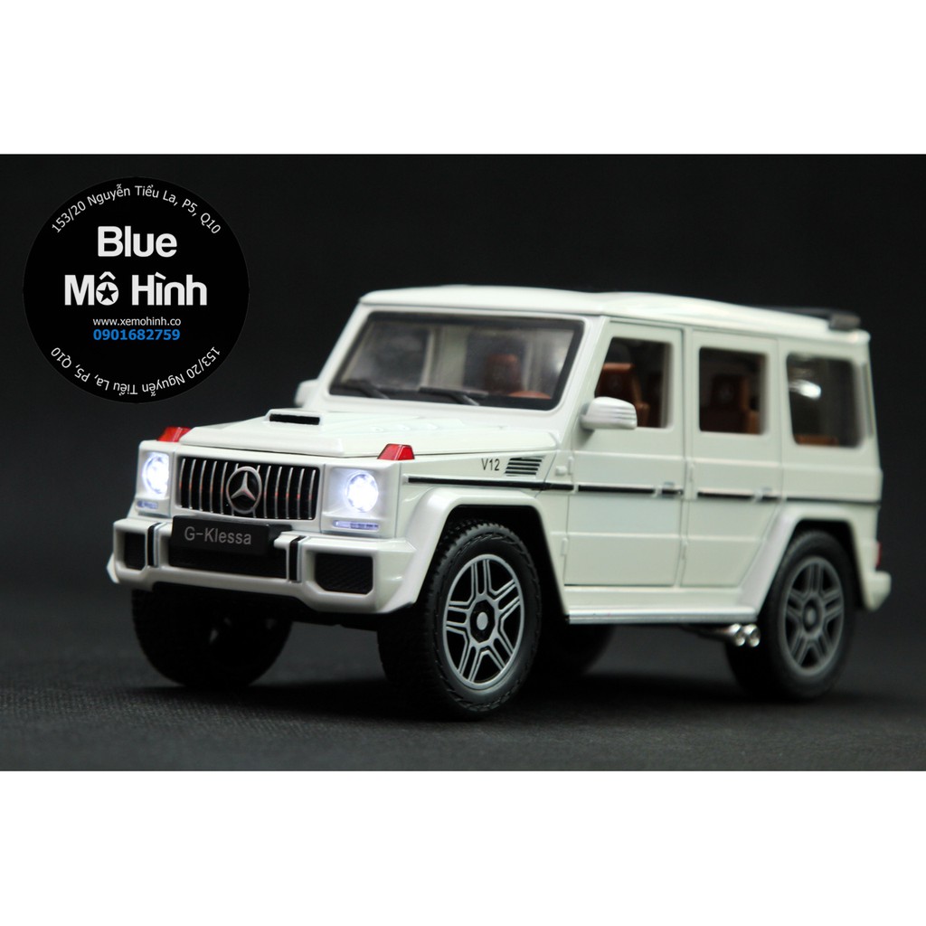 Xe mô hình SUV Mercedes G63 G Klessa 1:24 mở hết cửa tuyệt đẹp