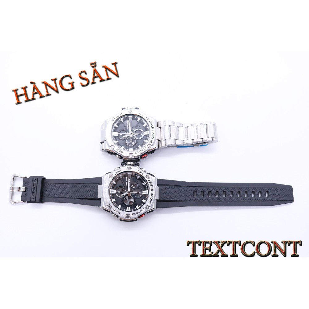 [FULL BOX] - Đồng Hồ Thể Thao Nam GST-B100 Viền Thép Dây Thép