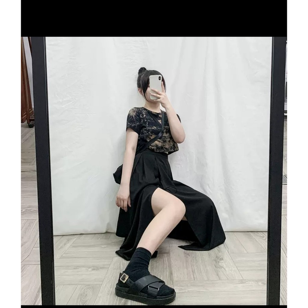 Bigsize - Chân váy nơ hack dáng có quần trong 60-90kg Ms133