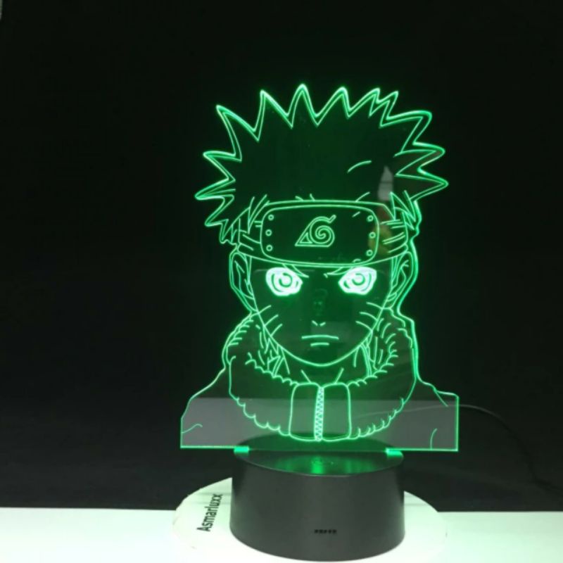 Đèn Led 3D Uzumaki Naruto Lamp - quà tặng sinh nhật, bạn bè, fan hâm mộ