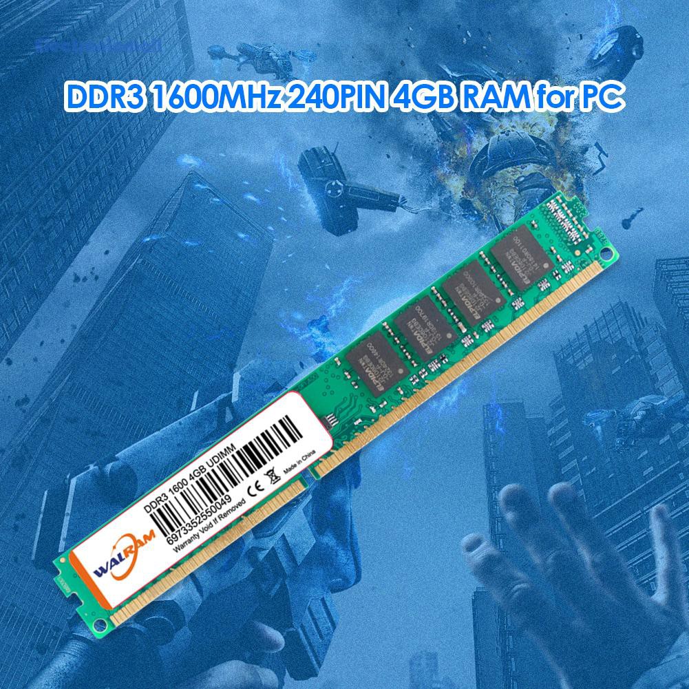 Bộ Nhớ Ram Điện Tửmall01 Pc3-12800 240 Pin 4gb Ddr3 1600mhz Ddriii Cho Máy Tính