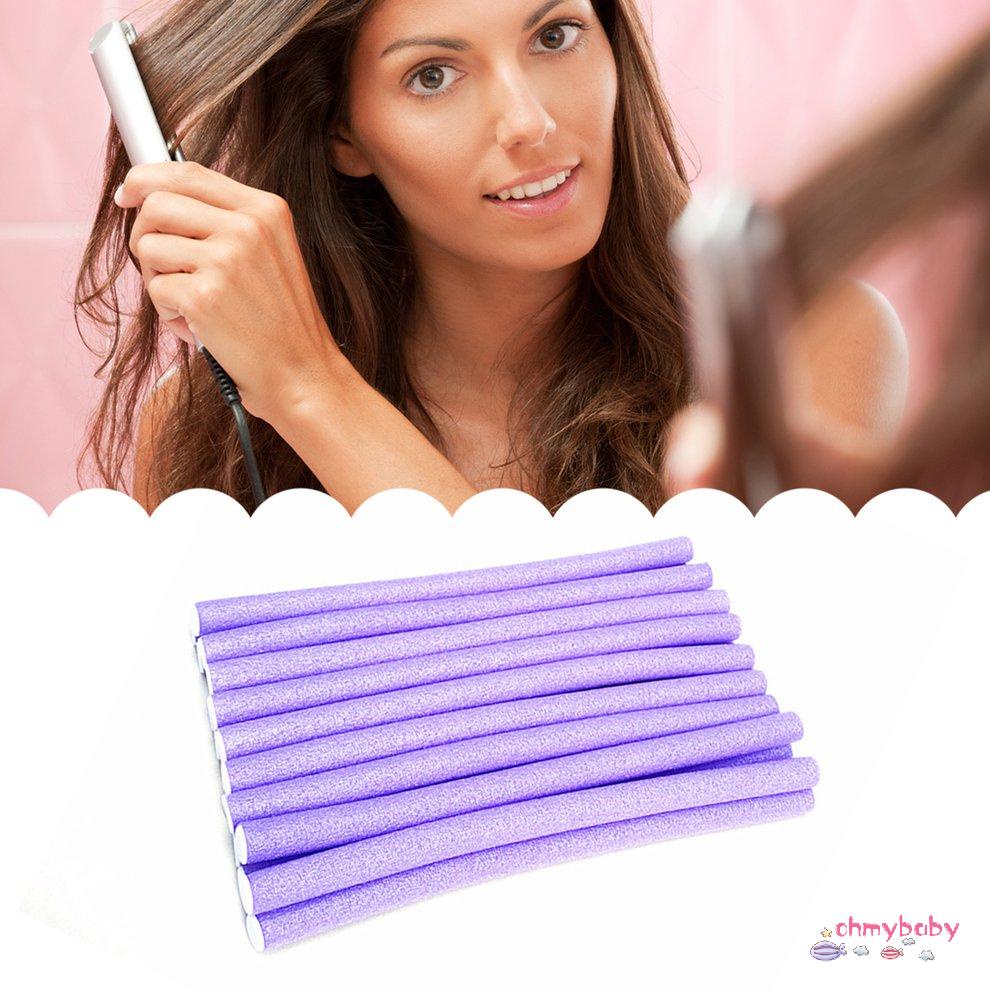 10 cái Máy uốn tóc bằng bọt Máy làm xoăn thời trang Máy làm xoăn bằng bọt mềm Bendy Twist Curls Tool [8/8]