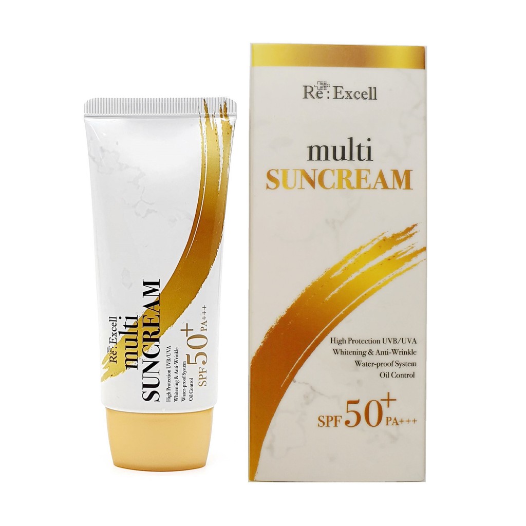 Kem Chống Nắng Lên Tone Không Gây Nhờn, Đổ Dầu Hàn Quốc Multi Sun Cream