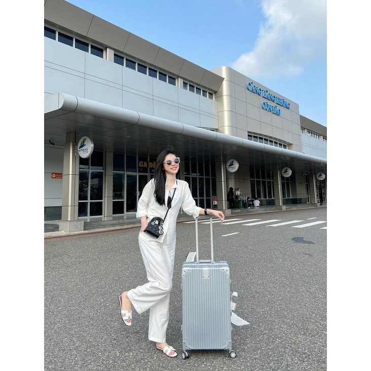Set áo sơ mi quần ống rộng bộ đũi trắng MIX đồ đi chơi cực sang chất vải đũi mặc vừa nhẹ mát-có tách bán rời