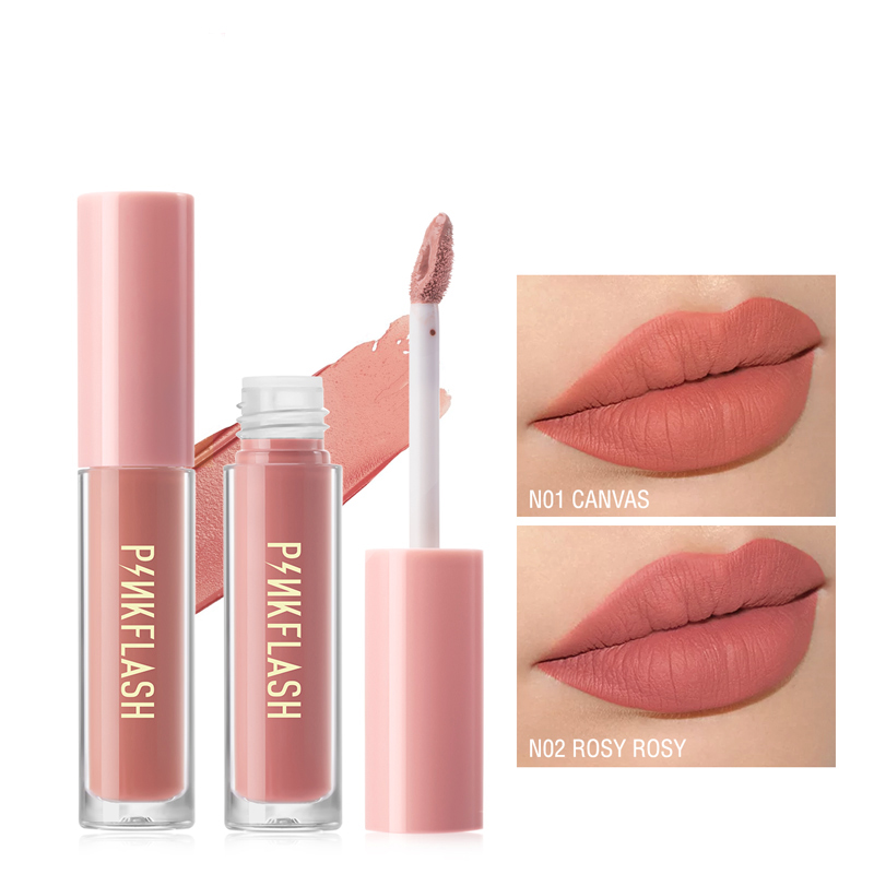 Women Long Lasting VE Moisturizing Velvet Matte Lipstick Set/Waterproof Sexy Lip Gloss/Smooth Delicate Lip Tint Non-Fade