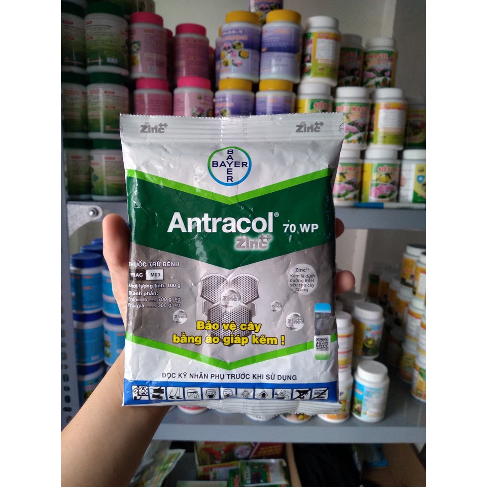 Thuốc Trừ Bệnh Cây Trồng ANTRACOL (Gói 100g)