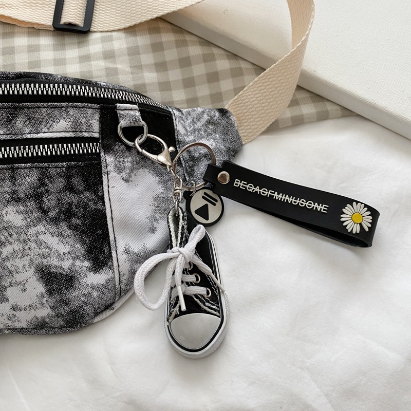 Túi Đeo Chéo Ngực Họa Tiết Màu Nhuộm Thời Trang Cá Tính