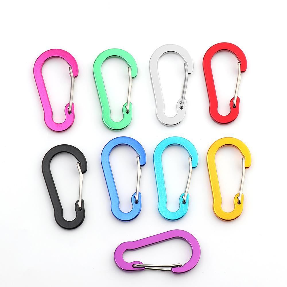 Set 5 Móc Khóa Carabiner Bằng Hợp Kim Nhôm Đa Năng