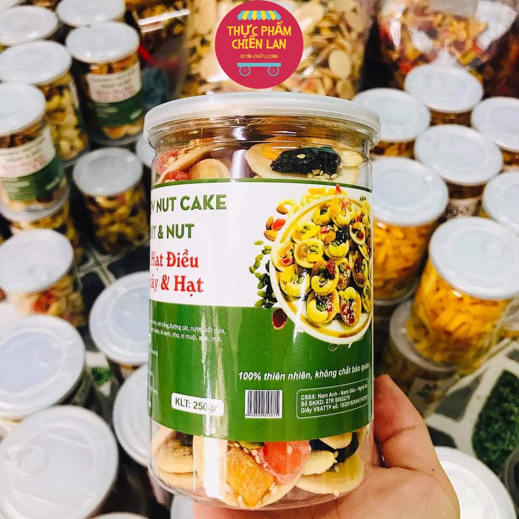 ❤️Bánh Đồng Tiền Hạt Điều Mix Và Trái Cây Ngon Xuất Sắc, Đồ Ăn Vặt Vị Siêu Ngon: Giàu Dinh Dưỡng Hộp 250g, 450g | BigBuy360 - bigbuy360.vn