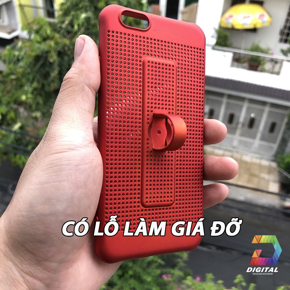 Ốp lưng iPhone 6, iPhone 6S tản nhiệt có lỗ móc tay hoặc làm giá đỡ