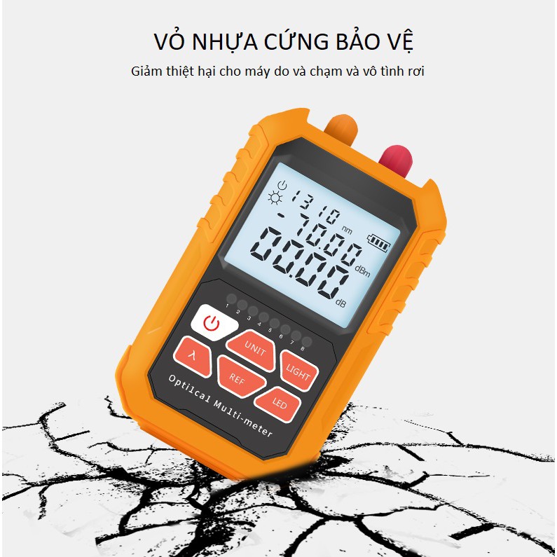 Máy Đo Công Suất Quang Đa Năng 3 Trong 1 Tích Hợp Bút Soi Quang 15Km NORMAL 15
