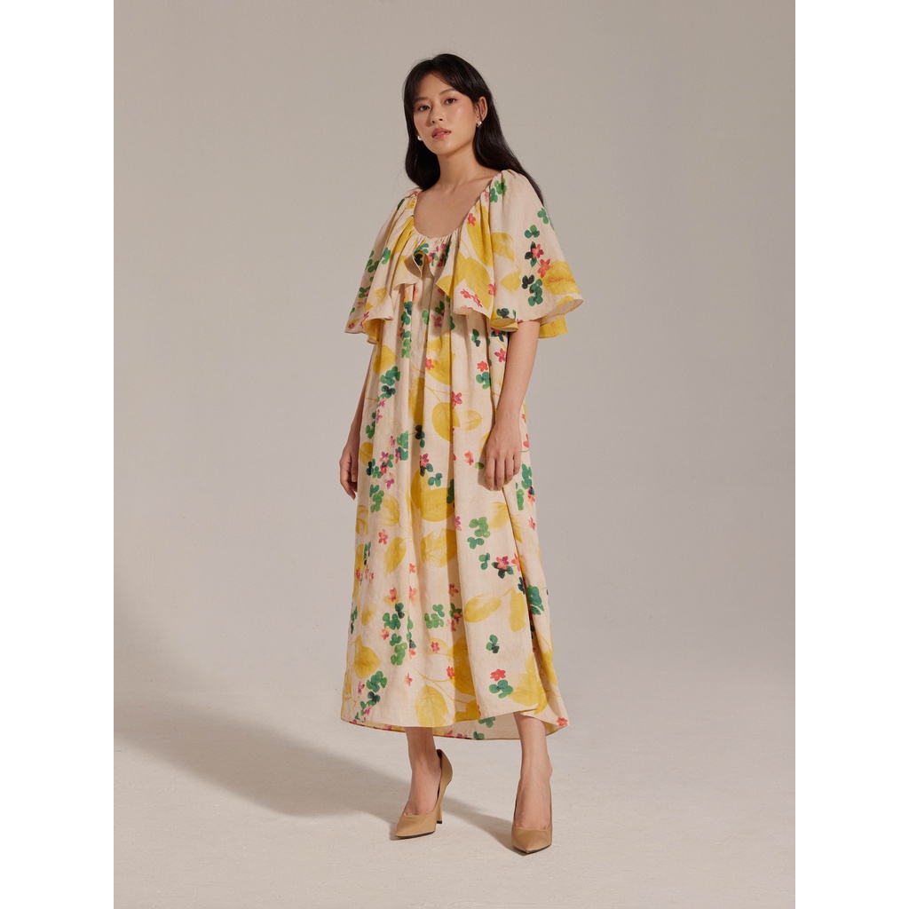 Đầm maxi xuân hè Mauve Spring Summer dress