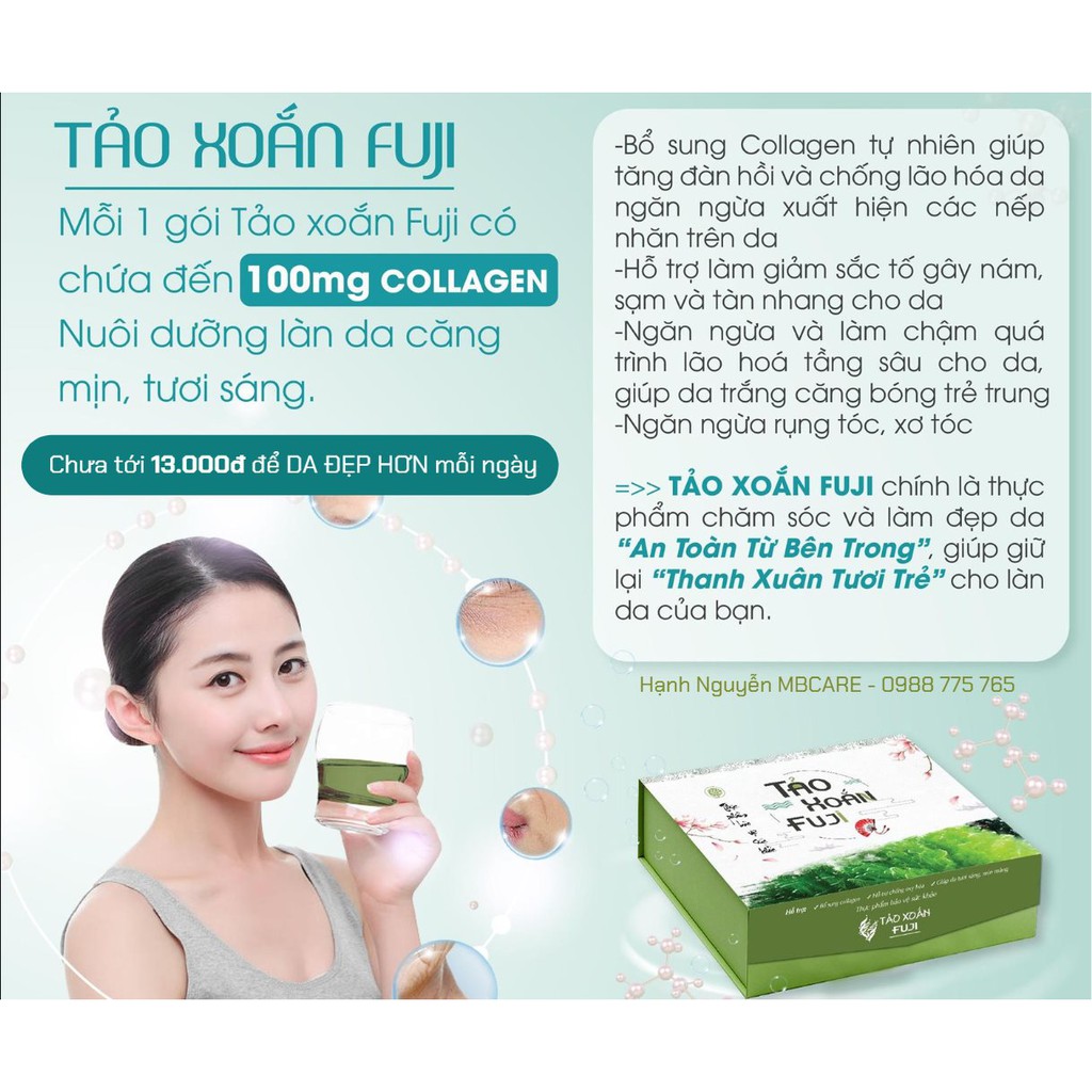 5 Gói Tảo Xoắn Diệp Lục Fuji I'm Nature Chính Hãng - Set Dùng Thử