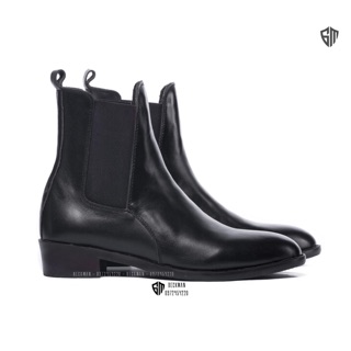 Giày chelseaboot da bò cổ cao