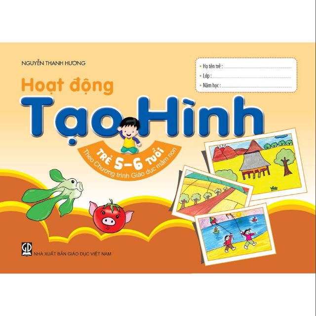 Sách Hoạt Động Tạo Hình Dành Cho Trẻ 56 Tuổi