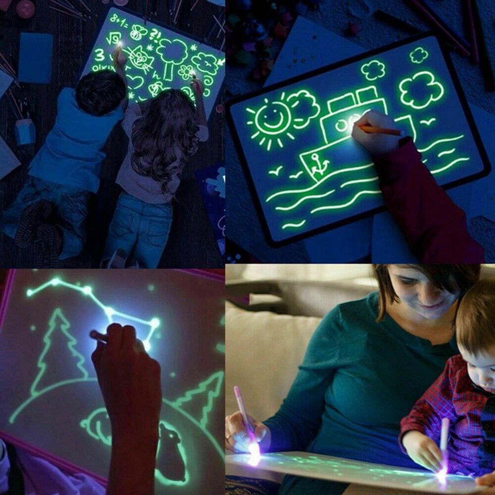 Quả bóng đèn huỳnh quang hỗ trợ học vẽ tiện lợi cho trẻ em