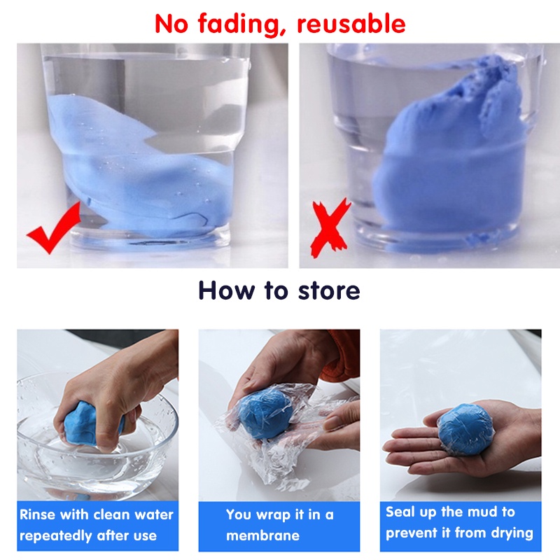 Đất sét tẩy bụi sơn TACsystem's CLAY 2 COLOR, dụng cụ chăm sóc và rửa xe chi tiết chuyên nghiệp