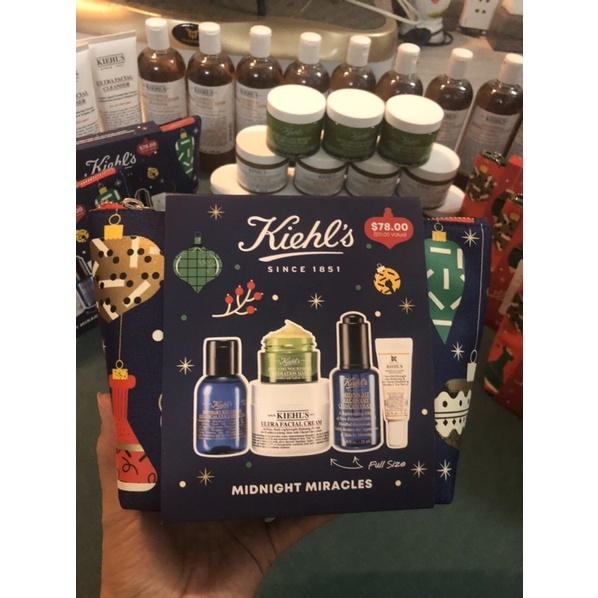 Set kem dưỡng da Kiehl's lễ hội nhiều mẫu USA