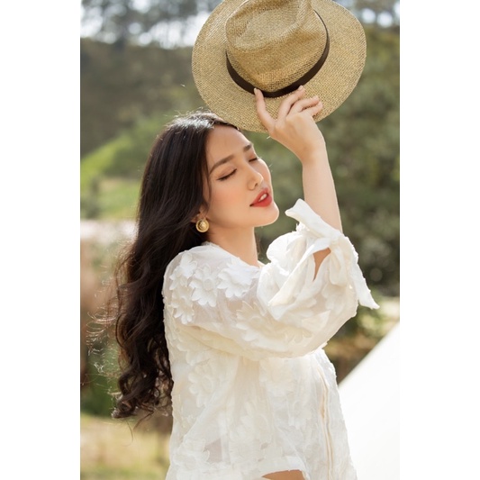 Hướng dương trắng shirt + short