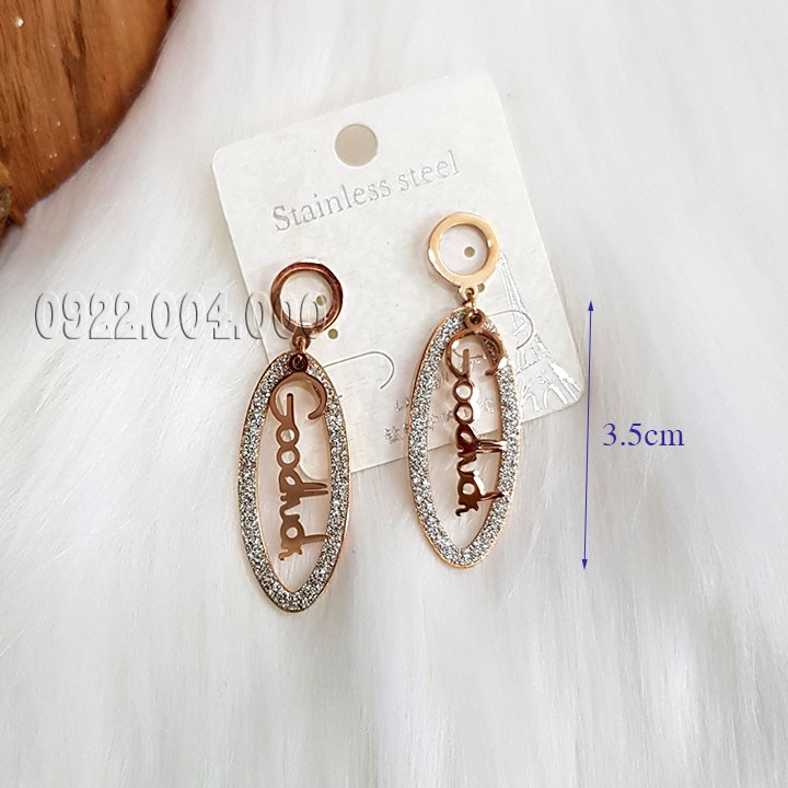 Bông tai nữ, bông tai titan BZ1570