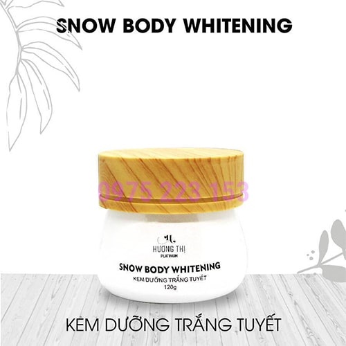 KEM DƯỠNG TRẮNG TUYẾT HƯƠNG THỊ SNOW BODY WHITENING 120G