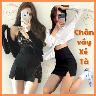 Chân Váy Công Sở Chữ A Xẻ Tà 2 Bên Cạp Cao Cao Dáng Ôm Chất Tuyết Mưa Dày Dặn Co Giãn Siêu Tôn Dáng