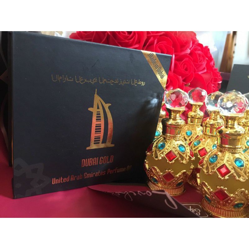 Tinh dầu nước hoa Dubai 17ml. Hàng chính hãng. Nước hoa cho nam và nữ chai chấm, hộp cứng