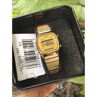 Đồng hồ Nữ Casio La670 gold