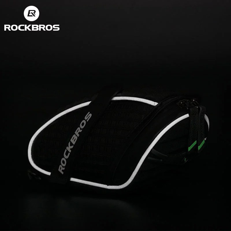 RockBros Túi yên xe đạp Vỏ 3D Túi yên xe phía sau Túi chống mưa phản quang Túi đi xe đạp phù hợp với Xe đạp gấp Dahon JAVA
