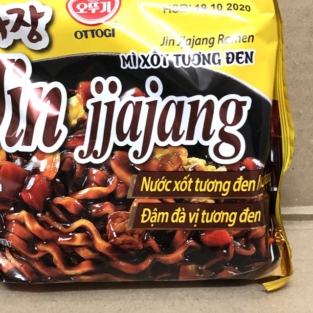 [135 g] Gói Mỳ Trộn Tương Đen Ottogi Jin jjajang Vàng | BigBuy360 - bigbuy360.vn