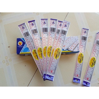 Thước thẳng nhựa dẻo Win 20cm bền đẹp