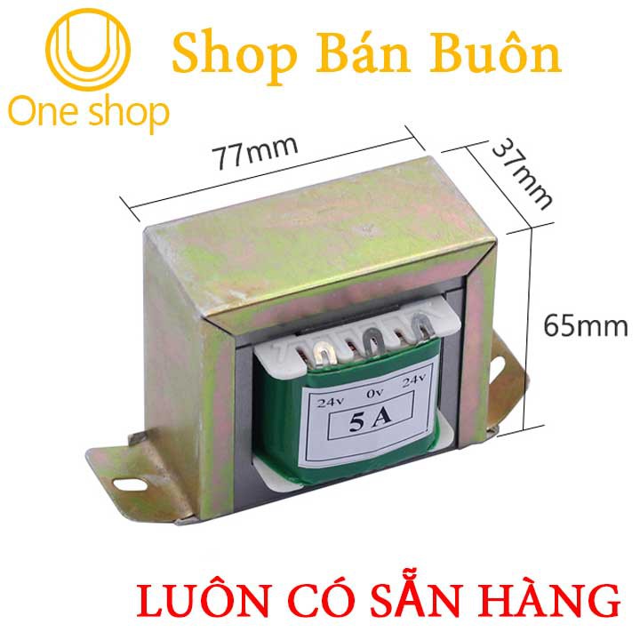 Biến Áp Đối Xứng 24V 5A Zin