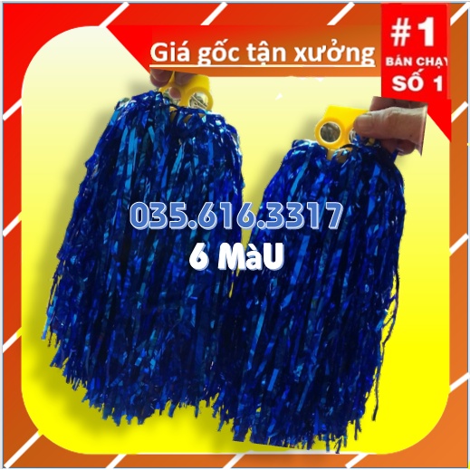 Sỉ bông cổ vũ loại to bền đẹp có 6 màu nặng 50g dài 27cm 1 đôi