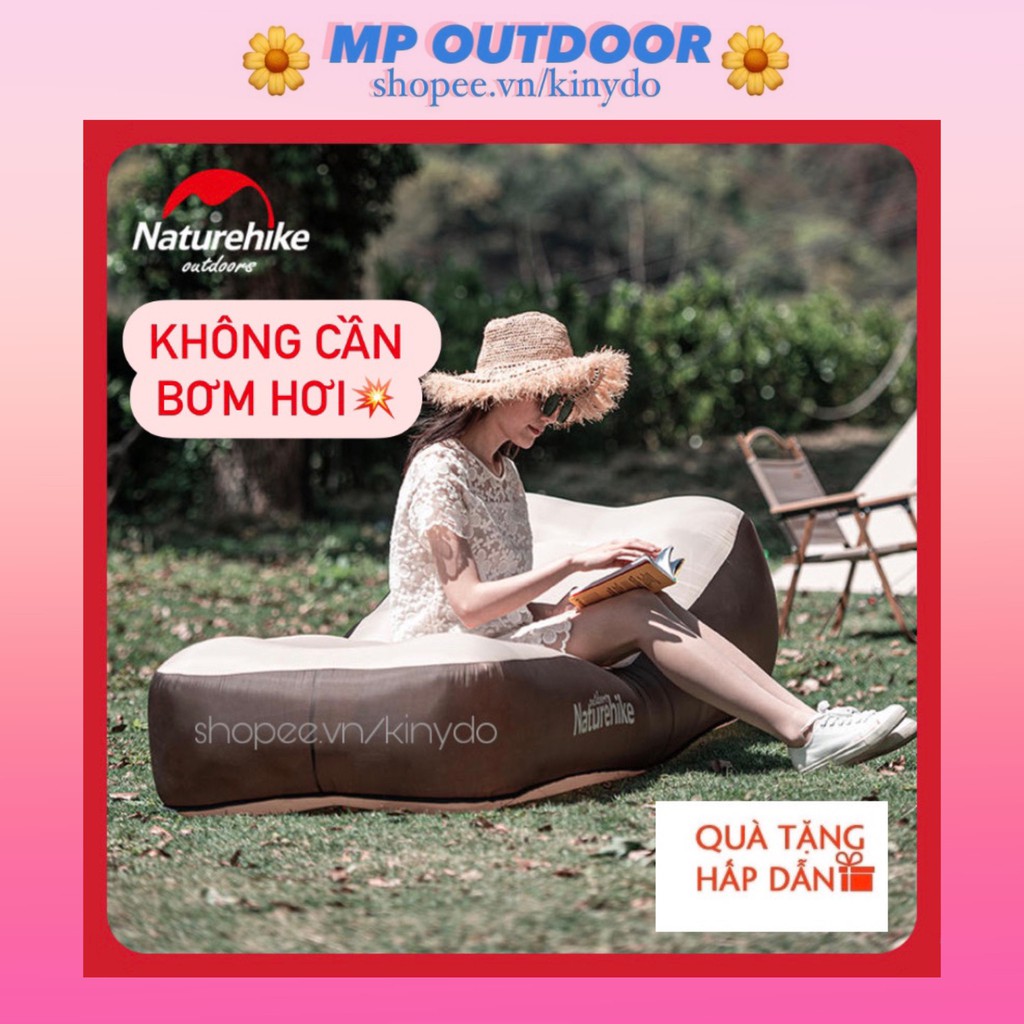 SOFA BED GIƯỜNG GHẾ LƯỜI GIƯỜNG NGỦ TRƯA KHÔNG CẦN BƠM HƠI ĐA NĂNG TIỆN DỤNG GẤP GỌN THOÁNG KHÍ NATUREHIKE NH20FCD05