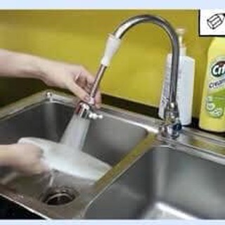 VÒI NƯỚC RỬA BÁT INOX TĂNG ÁP XOAY 360 ĐỘ 3 CHẾ ĐỘ XẢ