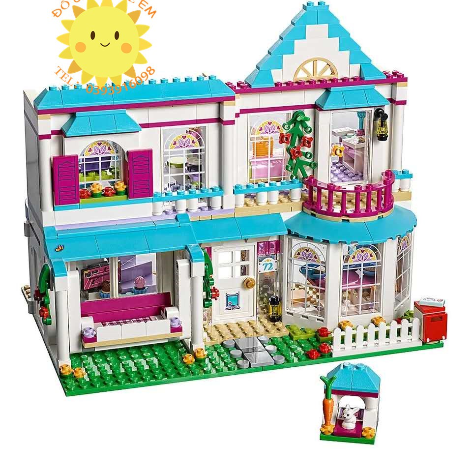 [Mã LIFE0503TOYS1 giảm 10% đơn 150k] Đồ chơi Lắp ghép Mô hình Bela 10612 Ngôi nhà của Stephanie