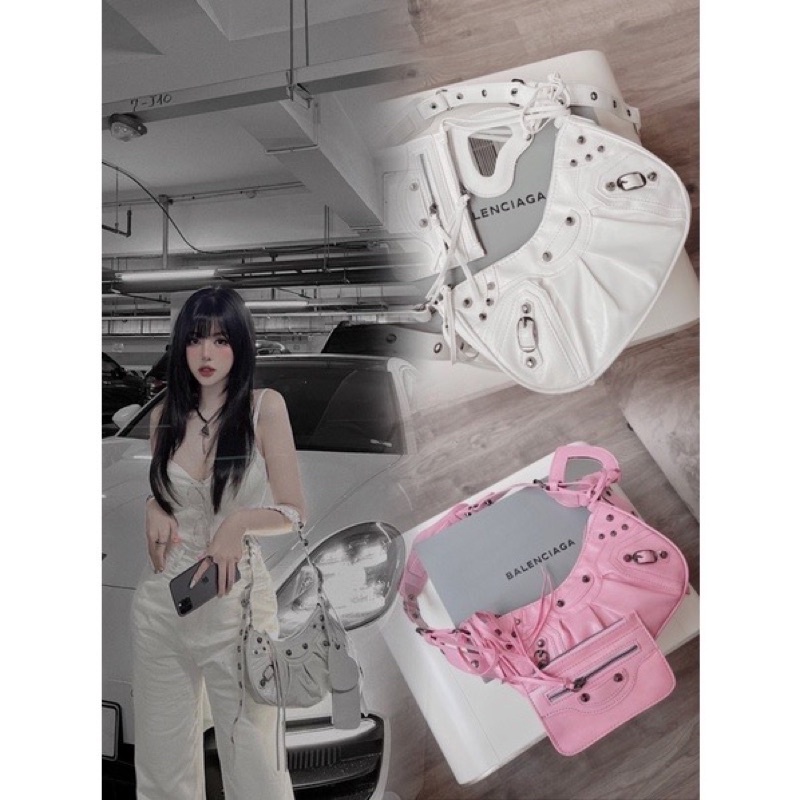 TÚI BALEN CITY BAG 23cm KÈM GƯƠNG VÀ VÍ chuẩn MPB
