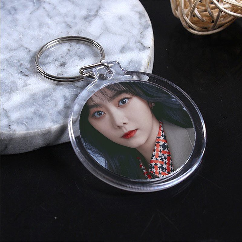 ( Tròn ) Móc treo chìa khóa in hình ĐÀM TÙNG VẬN idol thần tượng đáng yêu tiện lợi