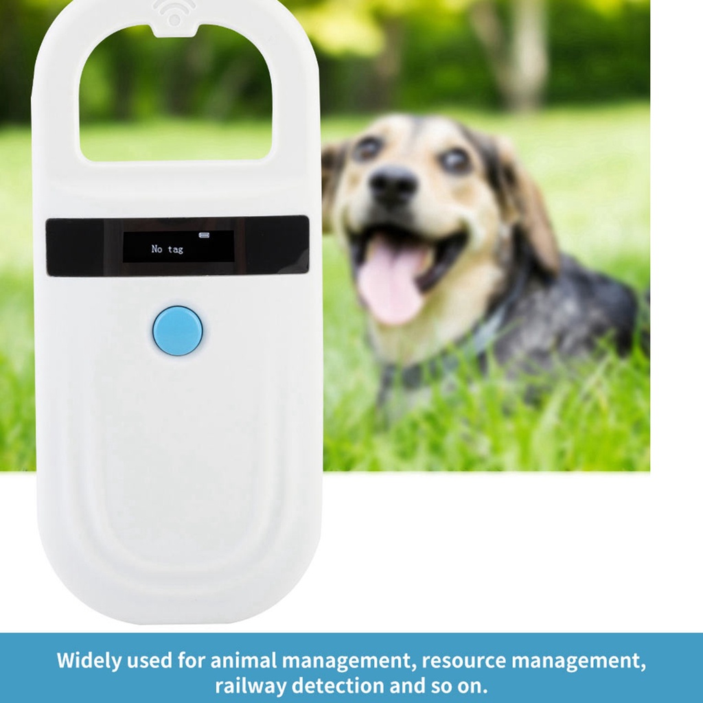 Rechargeable Animal Chip ID Scanner Microchip Pet Tag