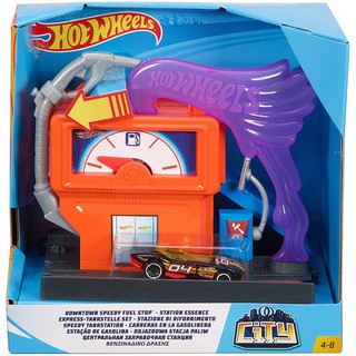 Bộ Đồ Chơi Trạm xăng dầu Hot Wheels City FRH30/FRH28