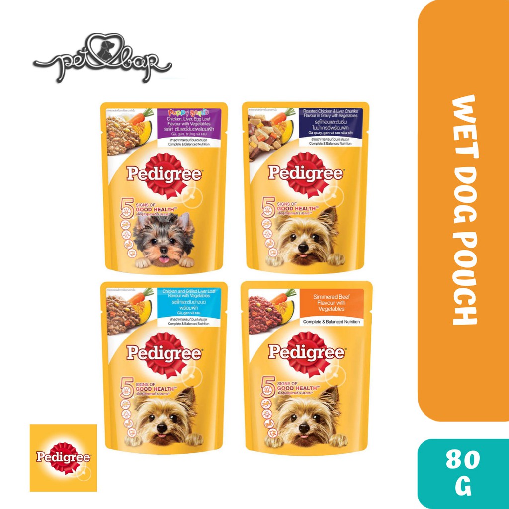 Sốt pate cho chó pedigreen gói 80gr