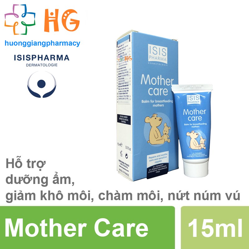 Mother care isis pharma - Kem dưỡng ẩm môi, trị nứt núm vú (Chai 15ml)