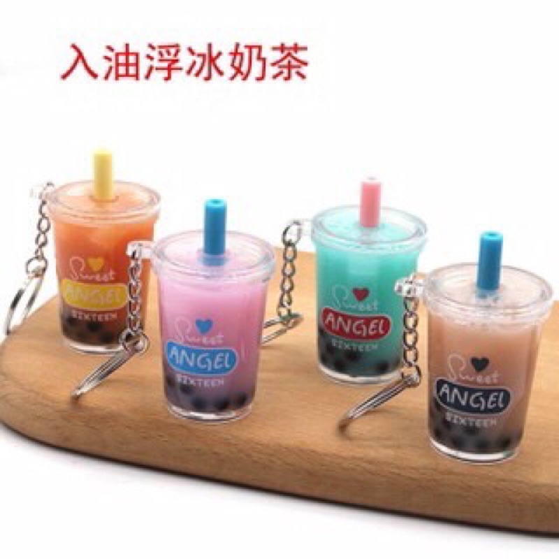 Móc khoá trà sữa