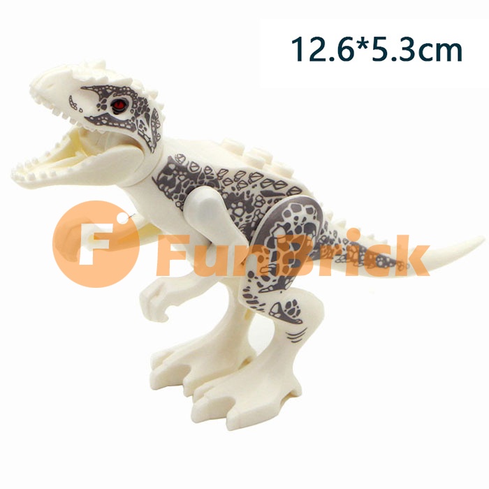 Mô hình đồ chơi khối xây dựng nổi tiếng khủng long Tyrannosaurus Rex Velociraptor Styx